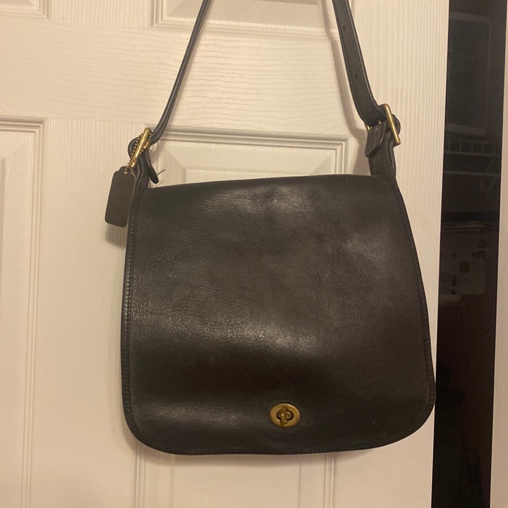 Vintage leather coach